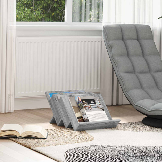 Magazinregal Sonoma-Grau 53 x 40 x 28,5 cm Holzwerkstoff