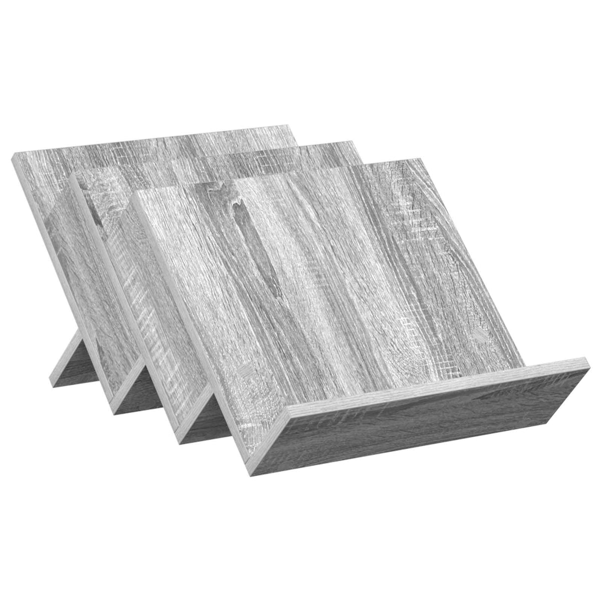 Magazinregal Sonoma-Grau 53 x 40 x 28,5 cm Holzwerkstoff
