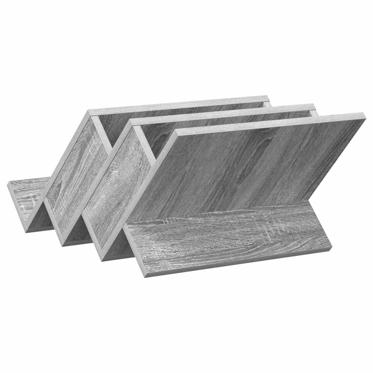 Magazinregal Sonoma-Grau 53 x 40 x 28,5 cm Holzwerkstoff