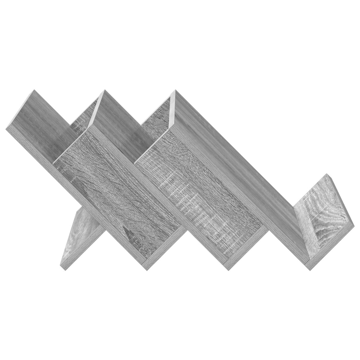 Magazinregal Sonoma-Grau 53 x 40 x 28,5 cm Holzwerkstoff