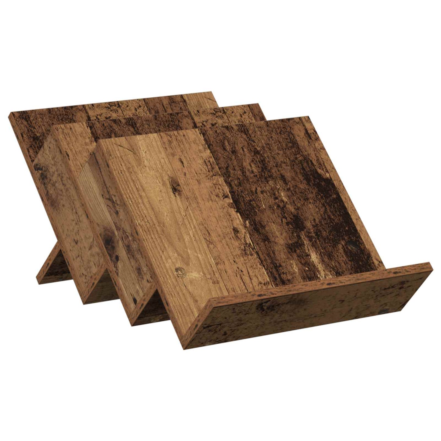 Magazinregal mit Regal Altholz 53 x 40 x 28,5 cm Holzwerkstoff