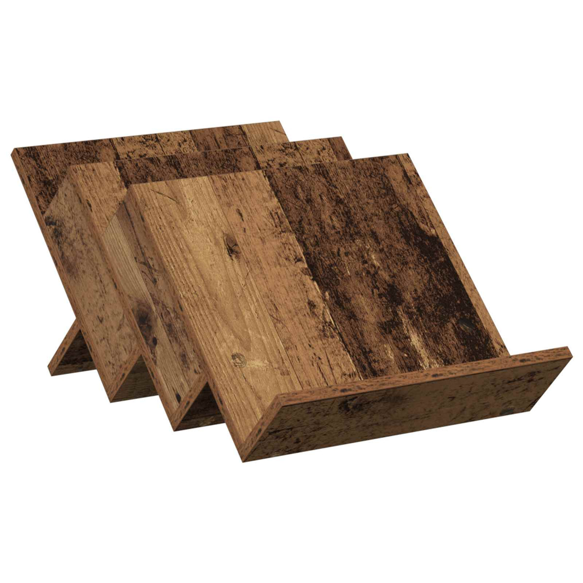 Magazinregal mit Regal Altholz 53 x 40 x 28,5 cm Holzwerkstoff