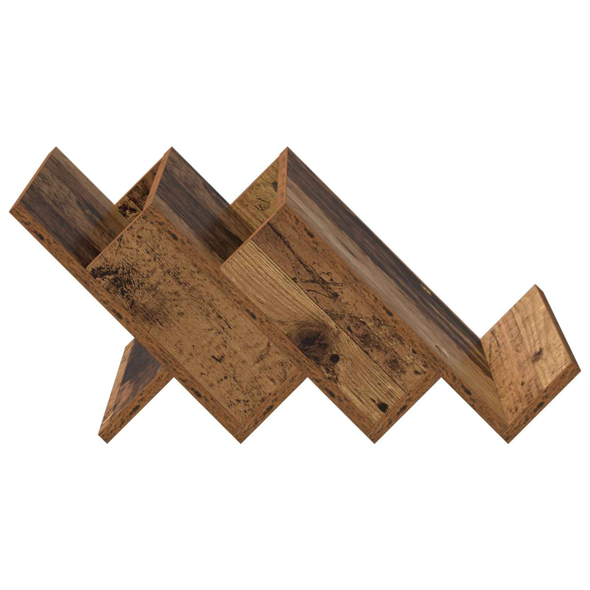 Magazinregal mit Regal Altholz 53 x 40 x 28,5 cm Holzwerkstoff