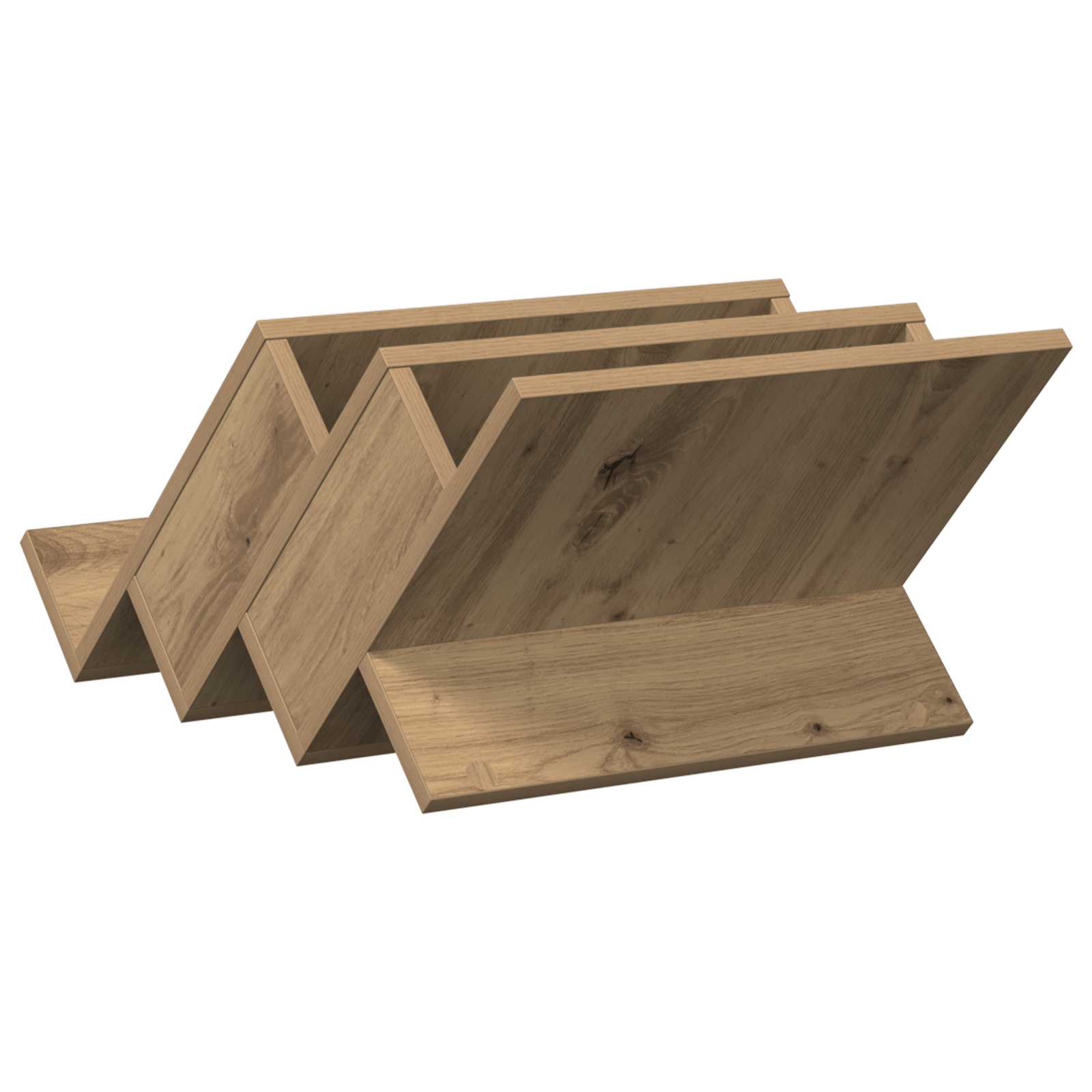 Magazinregal Artisan-Eiche 53 x 40 x 28,5 cm Holzwerkstoff