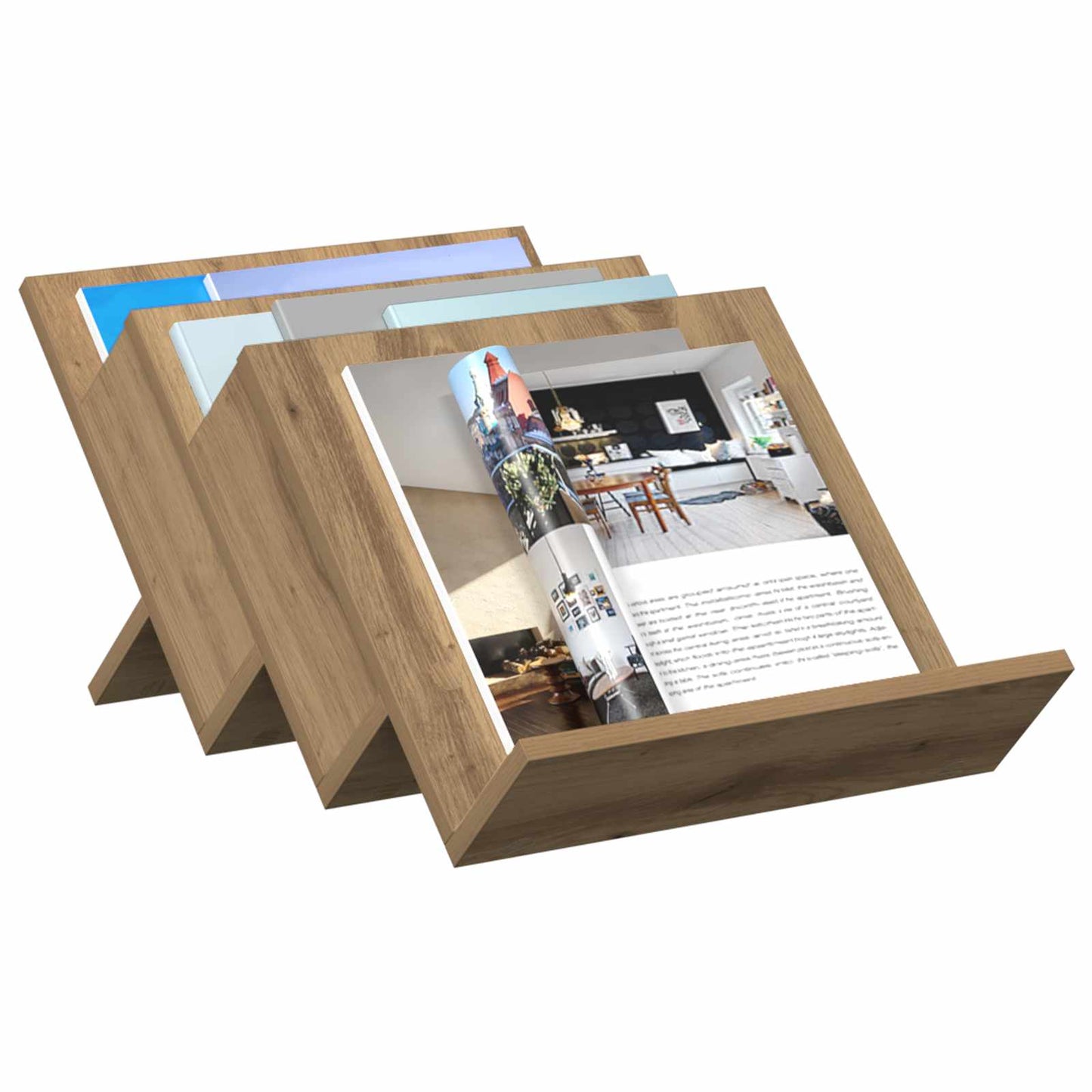 Magazinregal Artisan-Eiche 53 x 40 x 28,5 cm Holzwerkstoff
