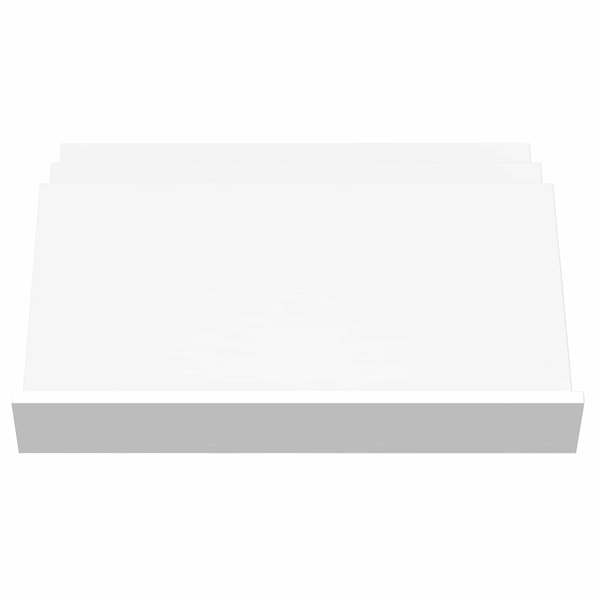 Magazinregal mit Regal Weiß 65 x 53 x 28,5 cm Holzwerkstoff