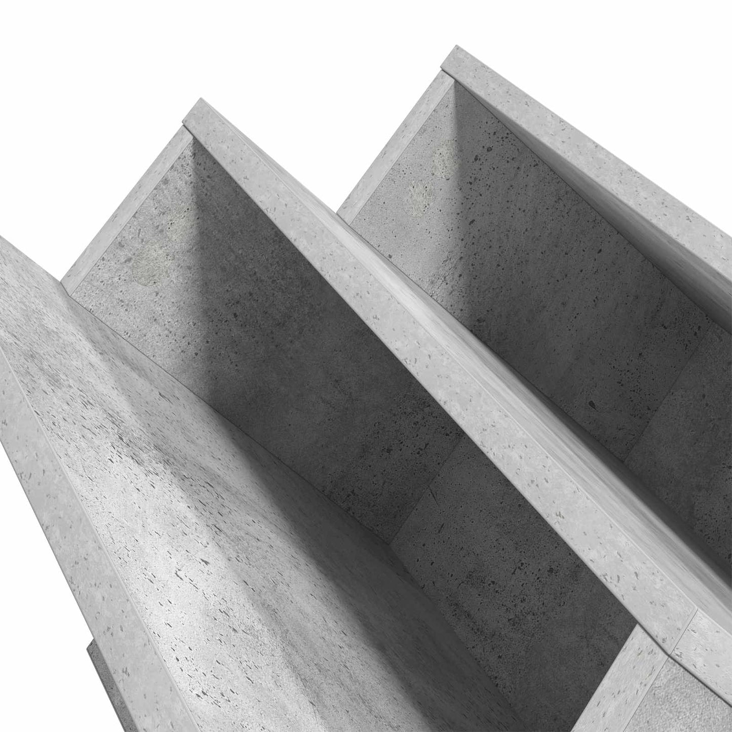 Magazinregal Beton Grau 65 x 53 x 28,5 cm Holzwerkstoff