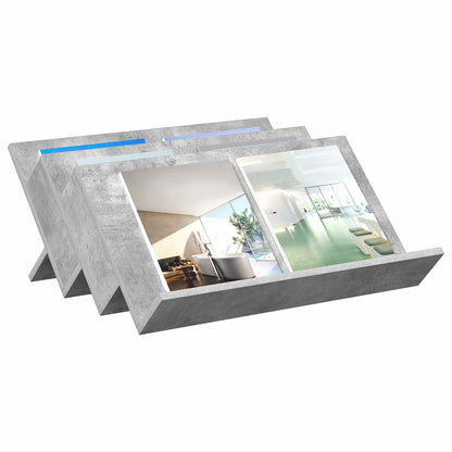 Magazinregal Beton Grau 65 x 53 x 28,5 cm Holzwerkstoff