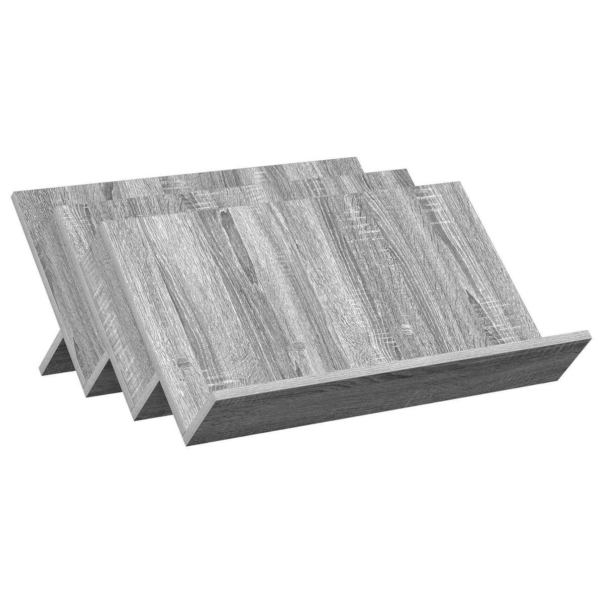 Magazinregal Sonoma-Grau 65 x 53 x 28,5 cm Holzwerkstoff
