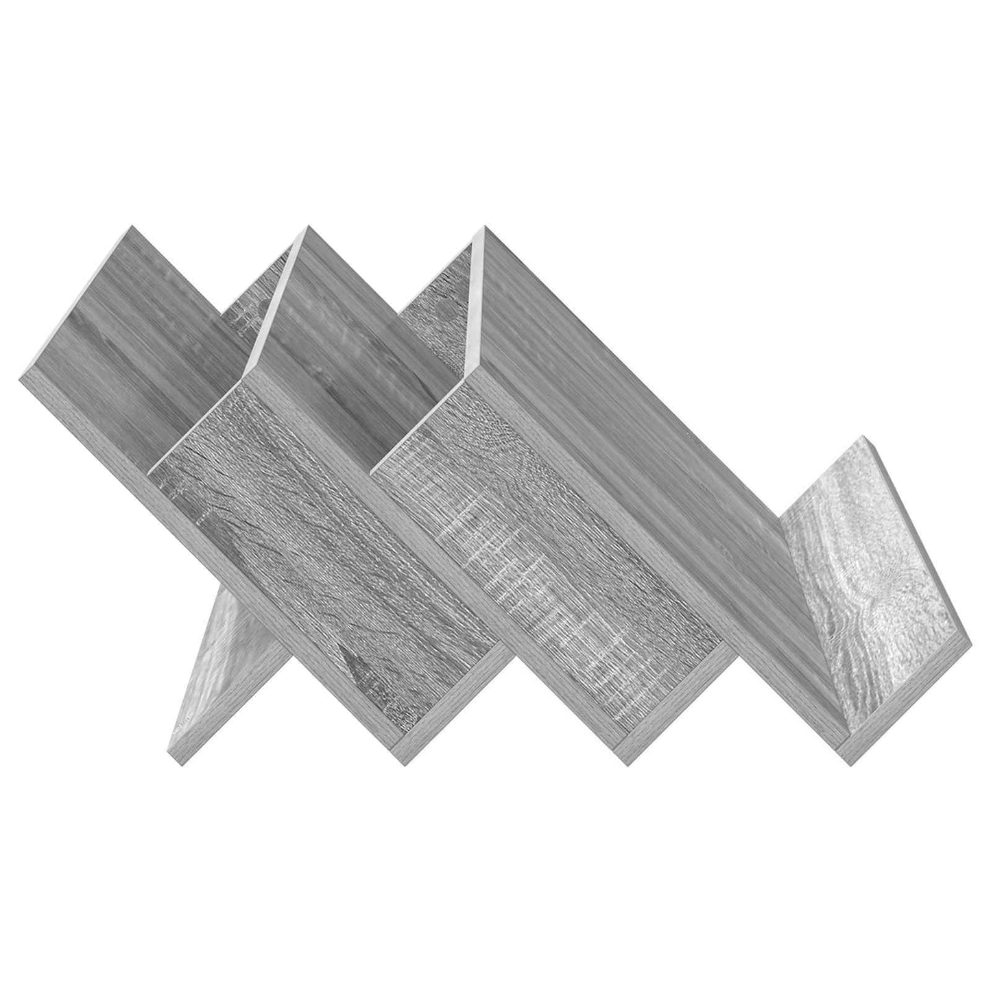 Magazinregal Sonoma-Grau 65 x 53 x 28,5 cm Holzwerkstoff