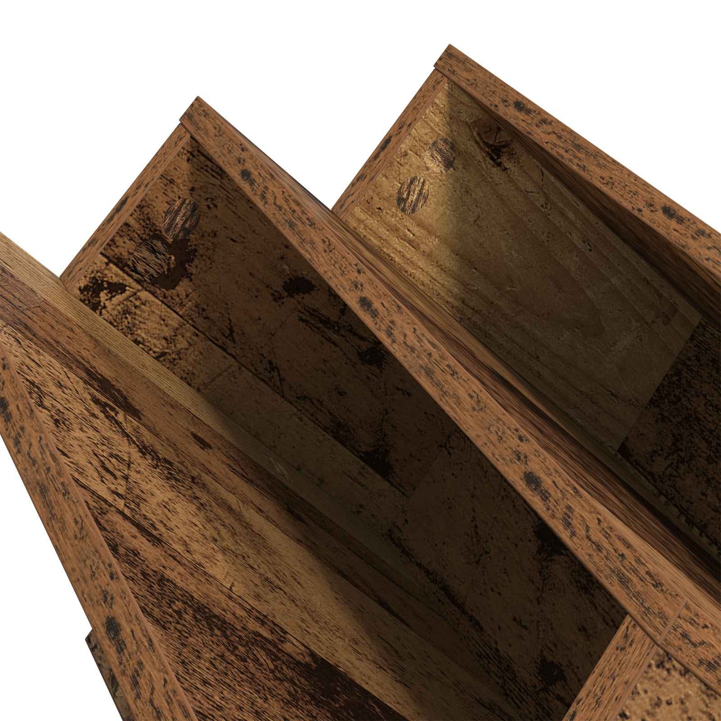 Magazinregal mit Regal Altholz 65 x 53 x 28,5 cm Holzwerkstoff