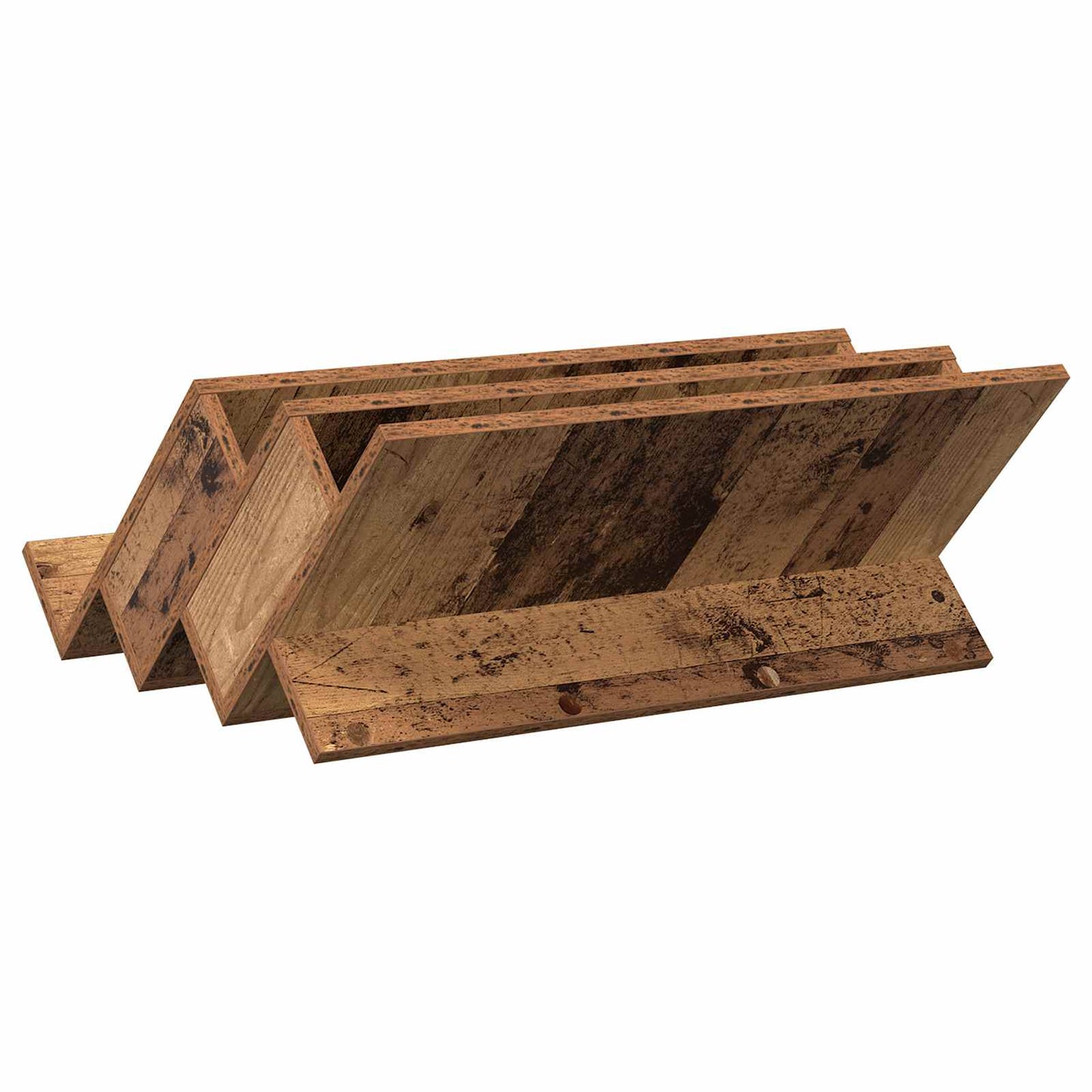 Magazinregal mit Regal Altholz 65 x 53 x 28,5 cm Holzwerkstoff