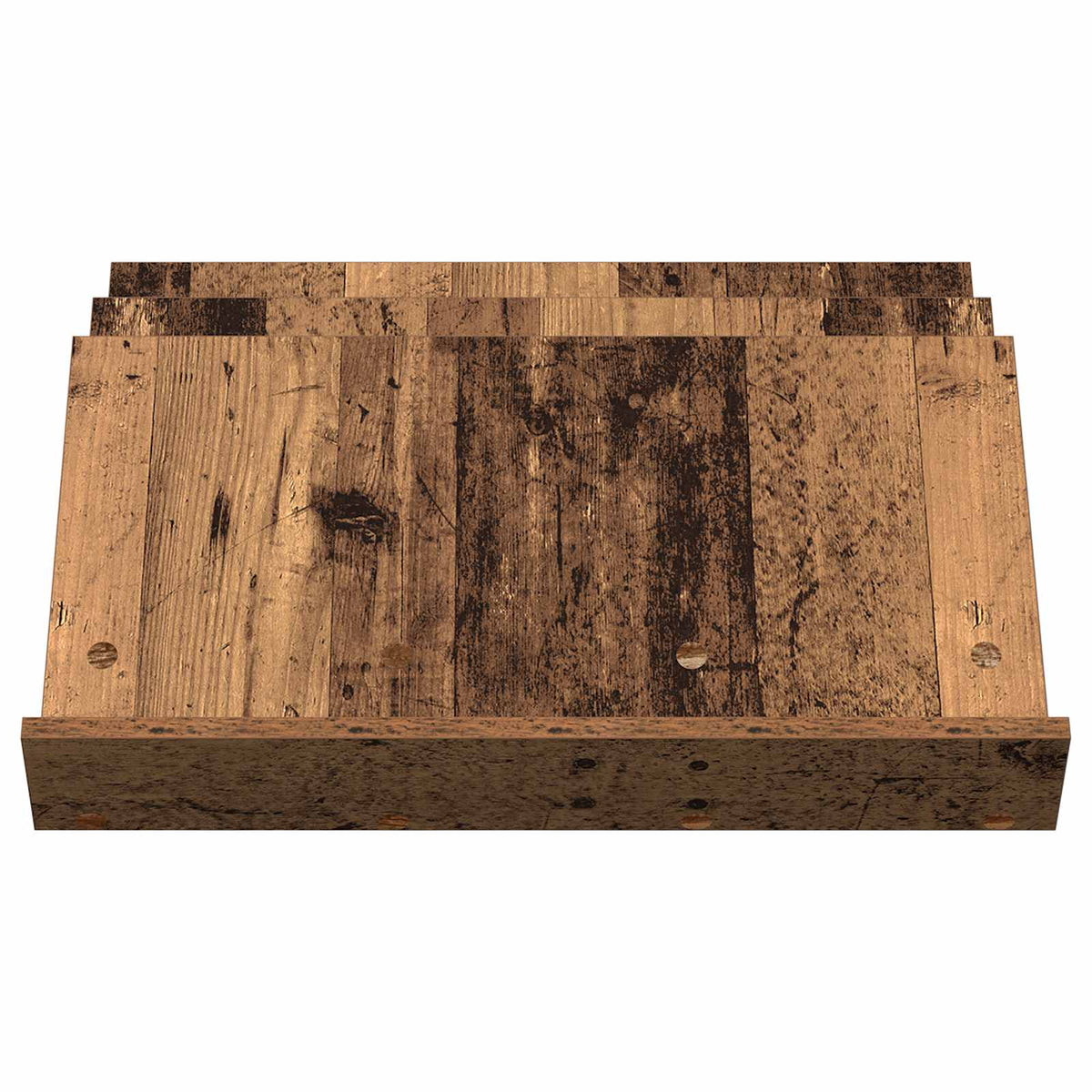 Magazinregal mit Regal Altholz 65 x 53 x 28,5 cm Holzwerkstoff