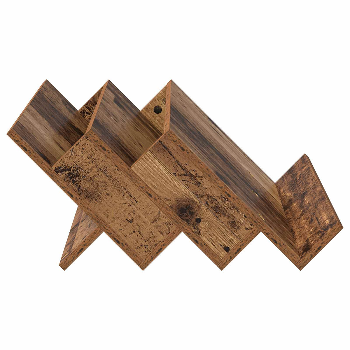 Magazinregal mit Regal Altholz 65 x 53 x 28,5 cm Holzwerkstoff