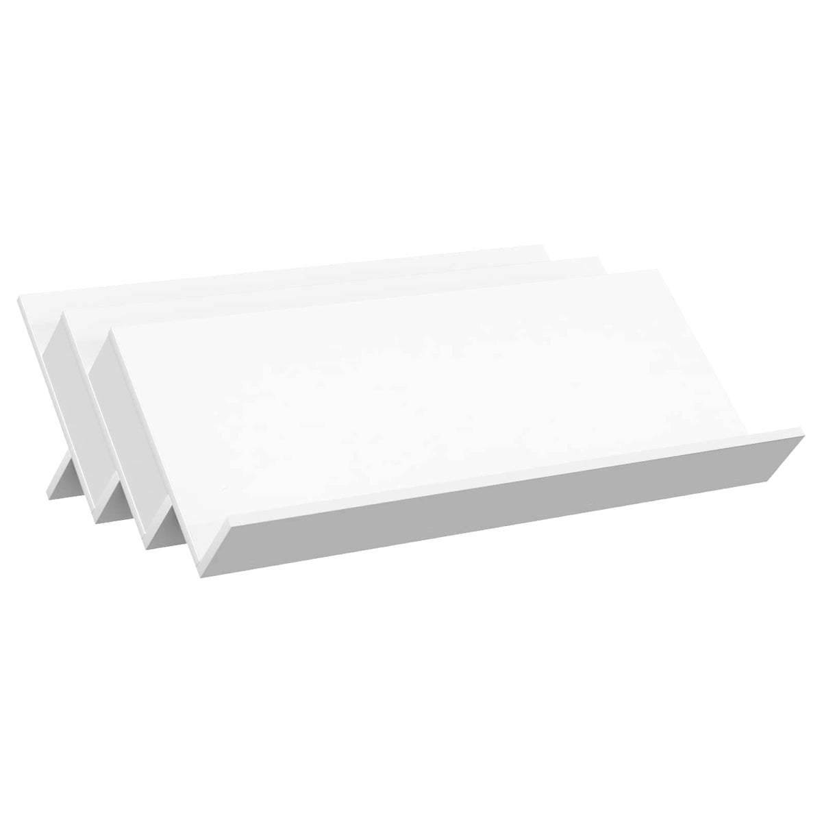 Magazinregal mit Regal Weiß 90 x 53 x 28,5 cm Holzwerkstoff