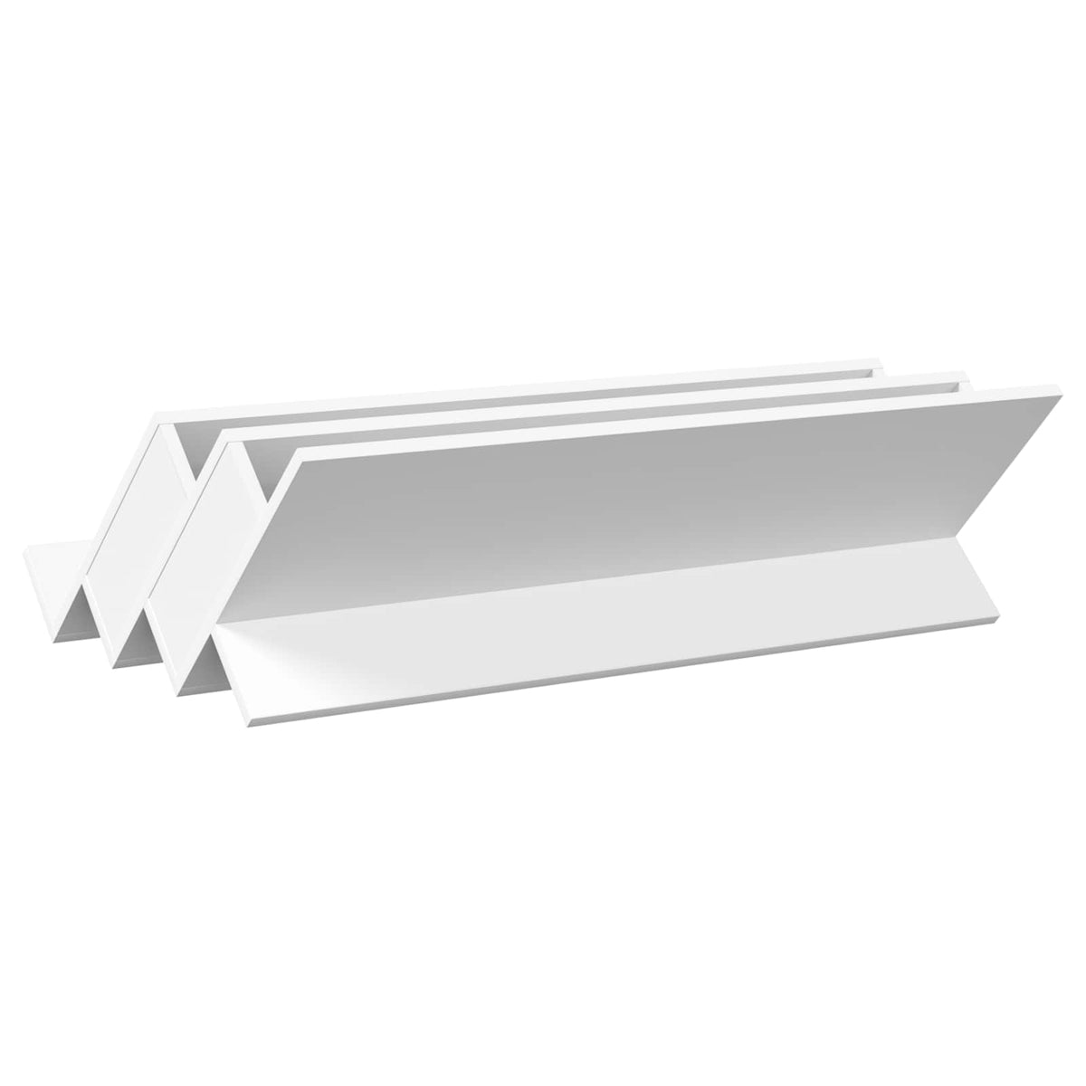 Magazinregal mit Regal Weiß 90 x 53 x 28,5 cm Holzwerkstoff