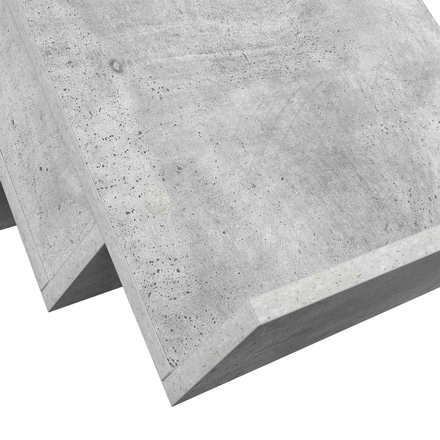 Magazinregal Beton Grau 90 x 53 x 28,5 cm Holzwerkstoff