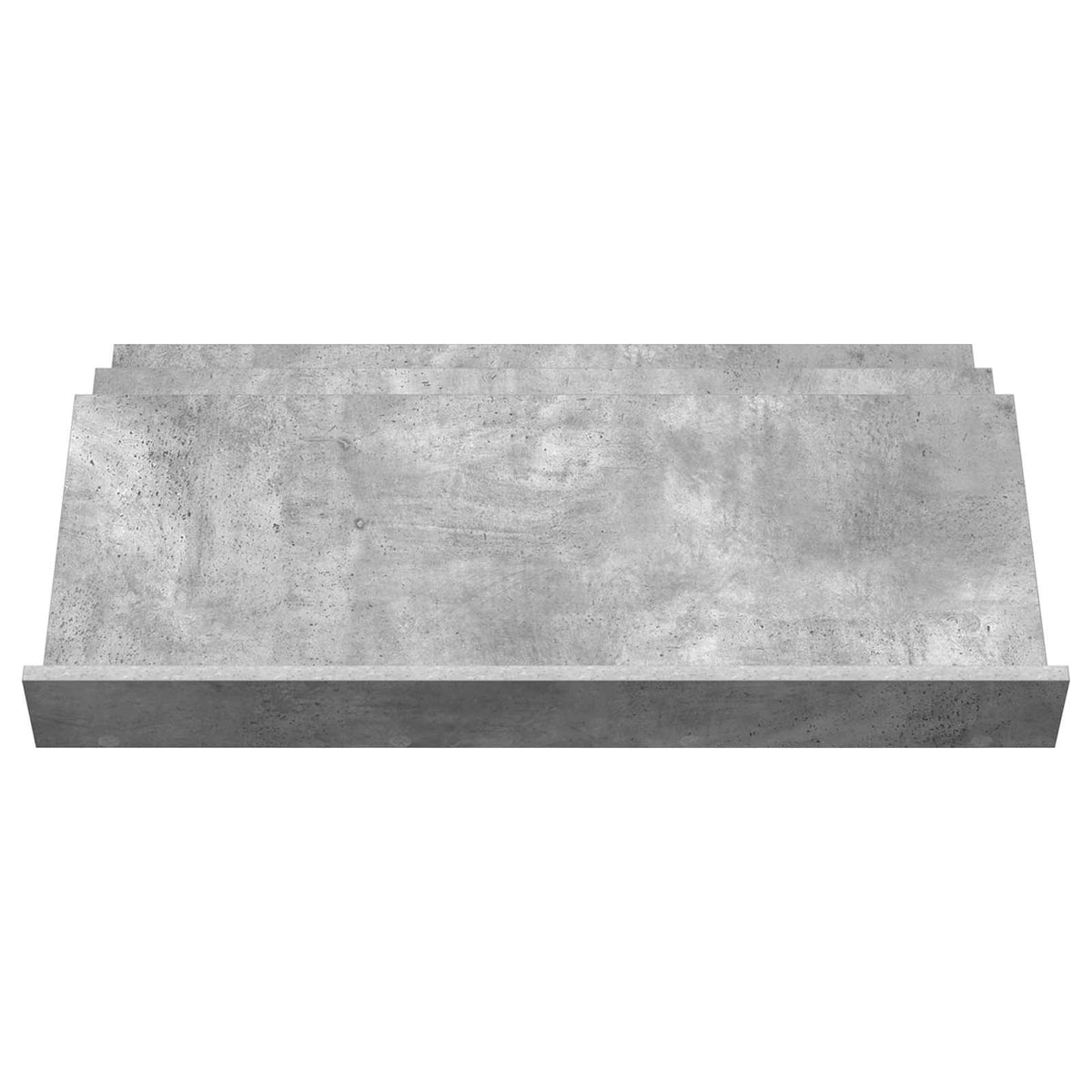 Magazinregal Beton Grau 90 x 53 x 28,5 cm Holzwerkstoff