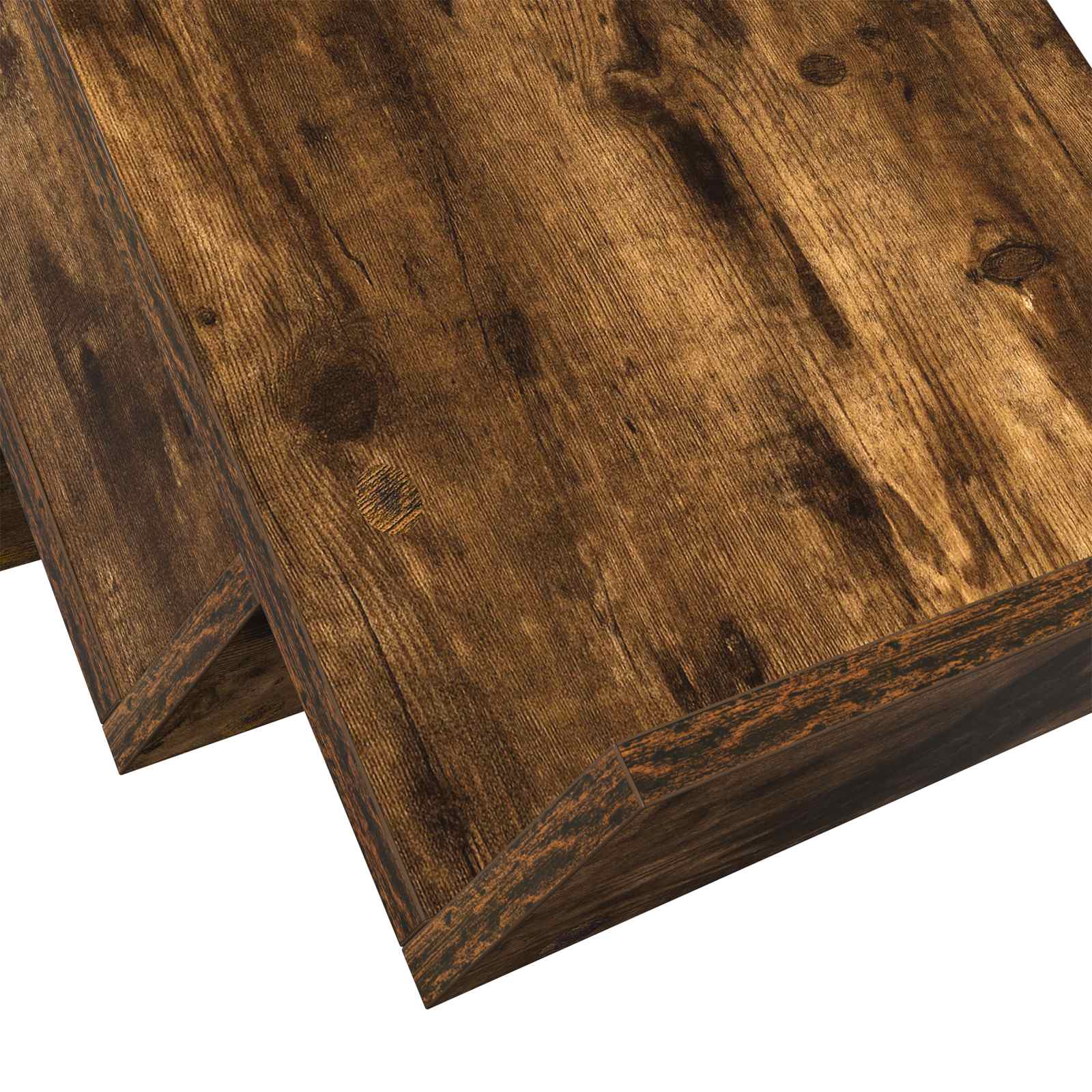 Magazinregal Räuchereiche 90 x 53 x 28,5 cm Holzwerkstoff