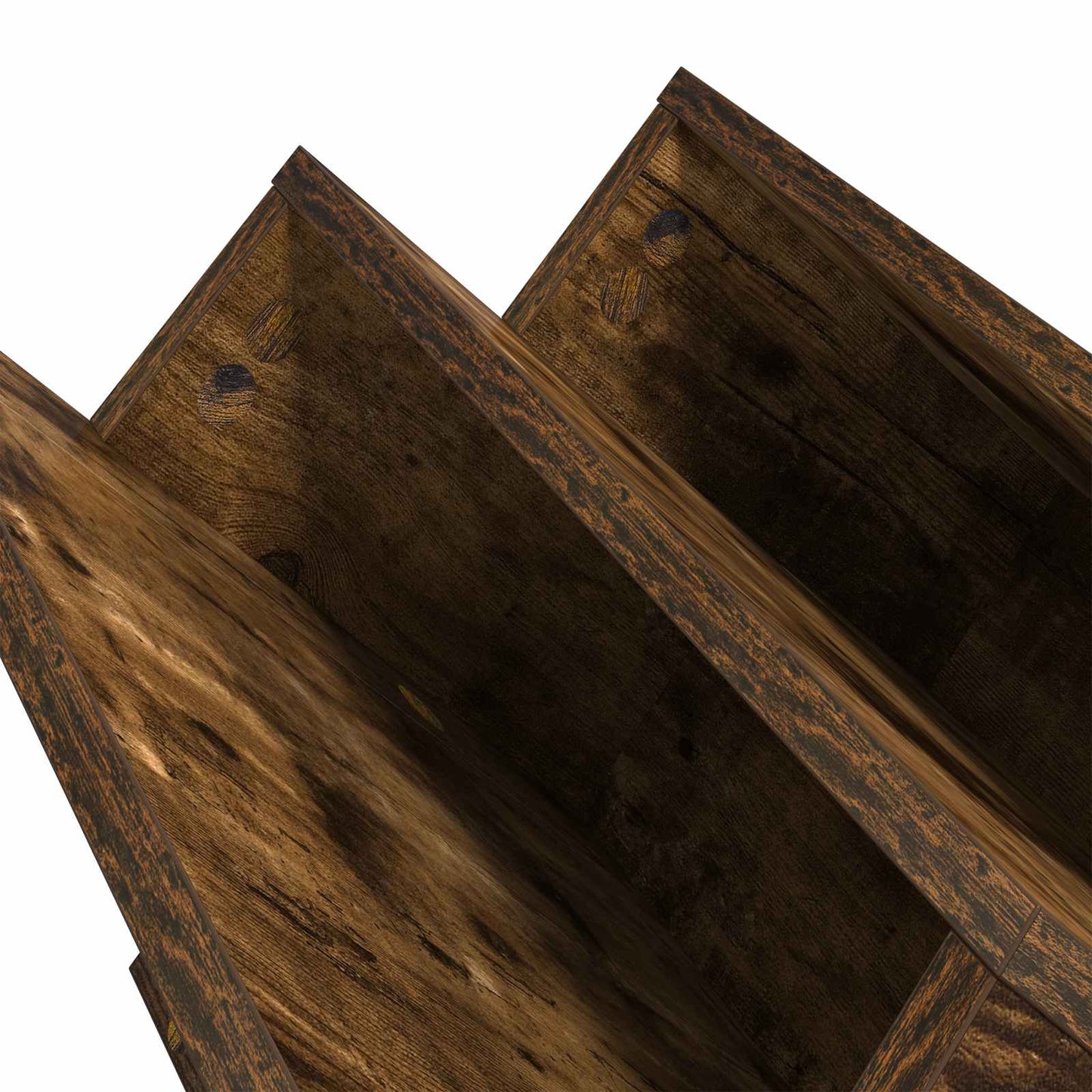 Magazinregal Räuchereiche 90 x 53 x 28,5 cm Holzwerkstoff