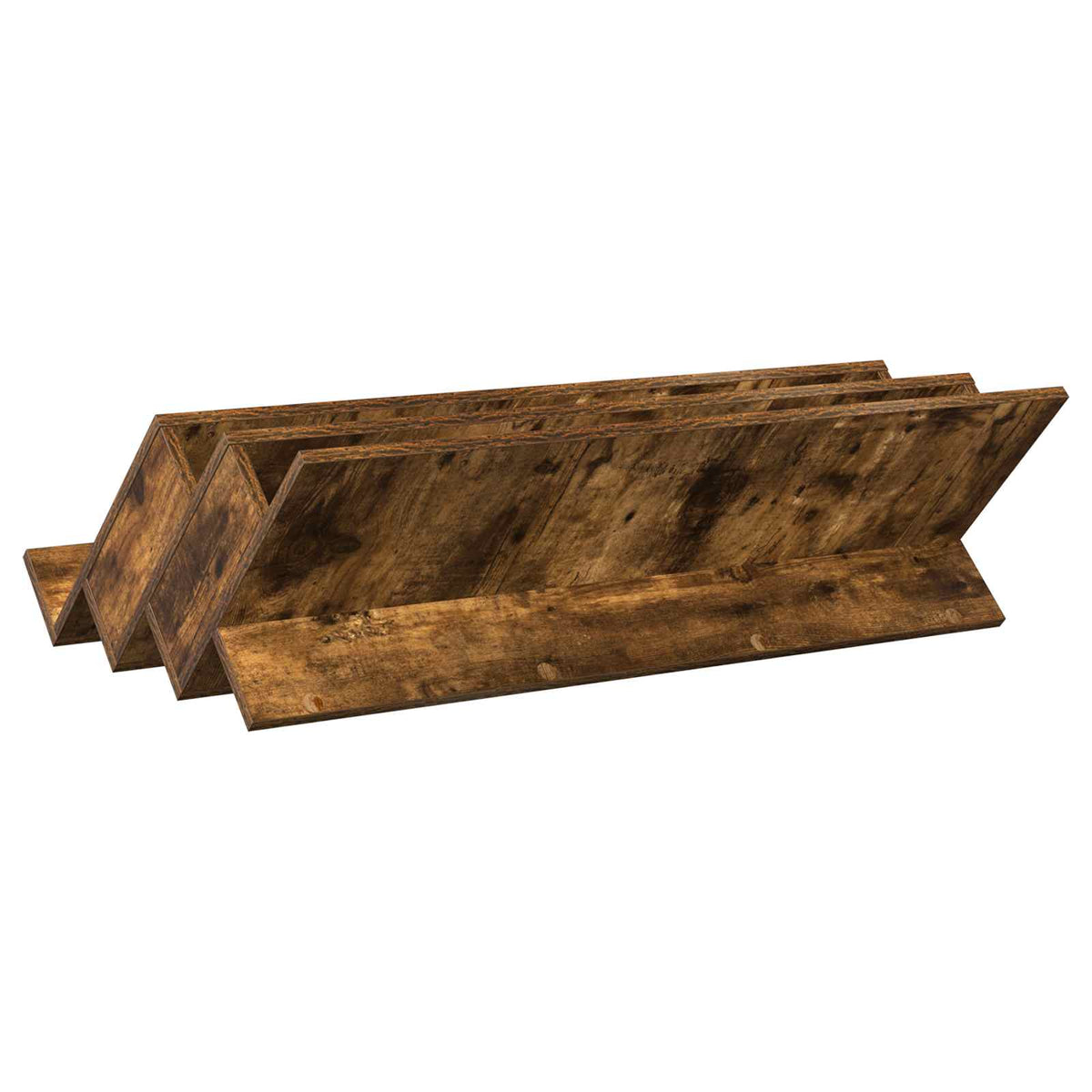 Magazinregal Räuchereiche 90 x 53 x 28,5 cm Holzwerkstoff