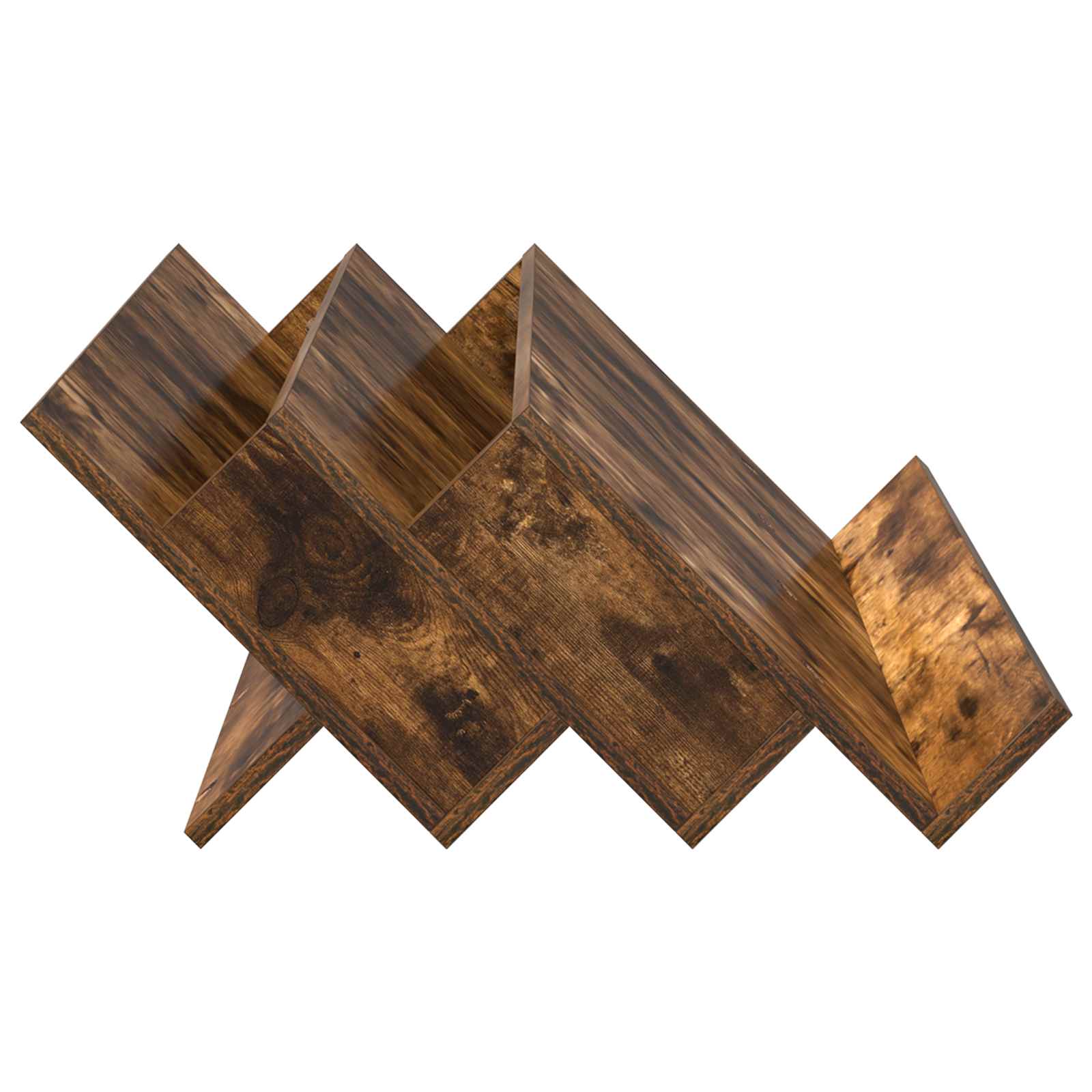 Magazinregal Räuchereiche 90 x 53 x 28,5 cm Holzwerkstoff