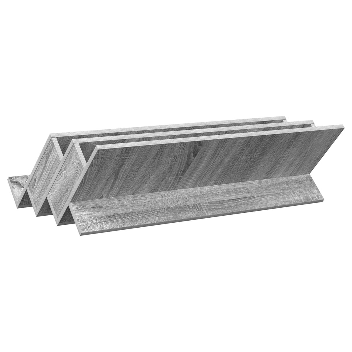 Magazinregal Sonoma-Grau 90 x 53 x 28,5 cm Holzwerkstoff