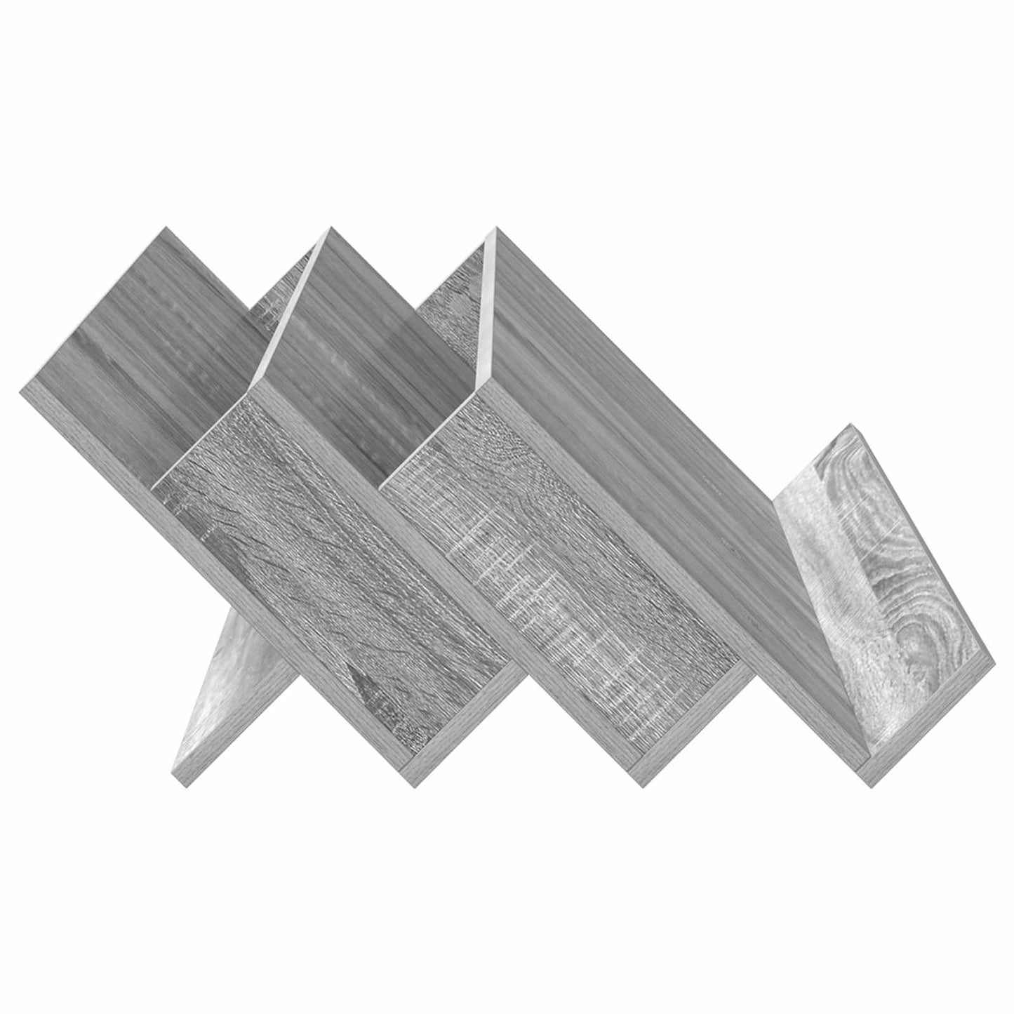 Magazinregal Sonoma-Grau 90 x 53 x 28,5 cm Holzwerkstoff
