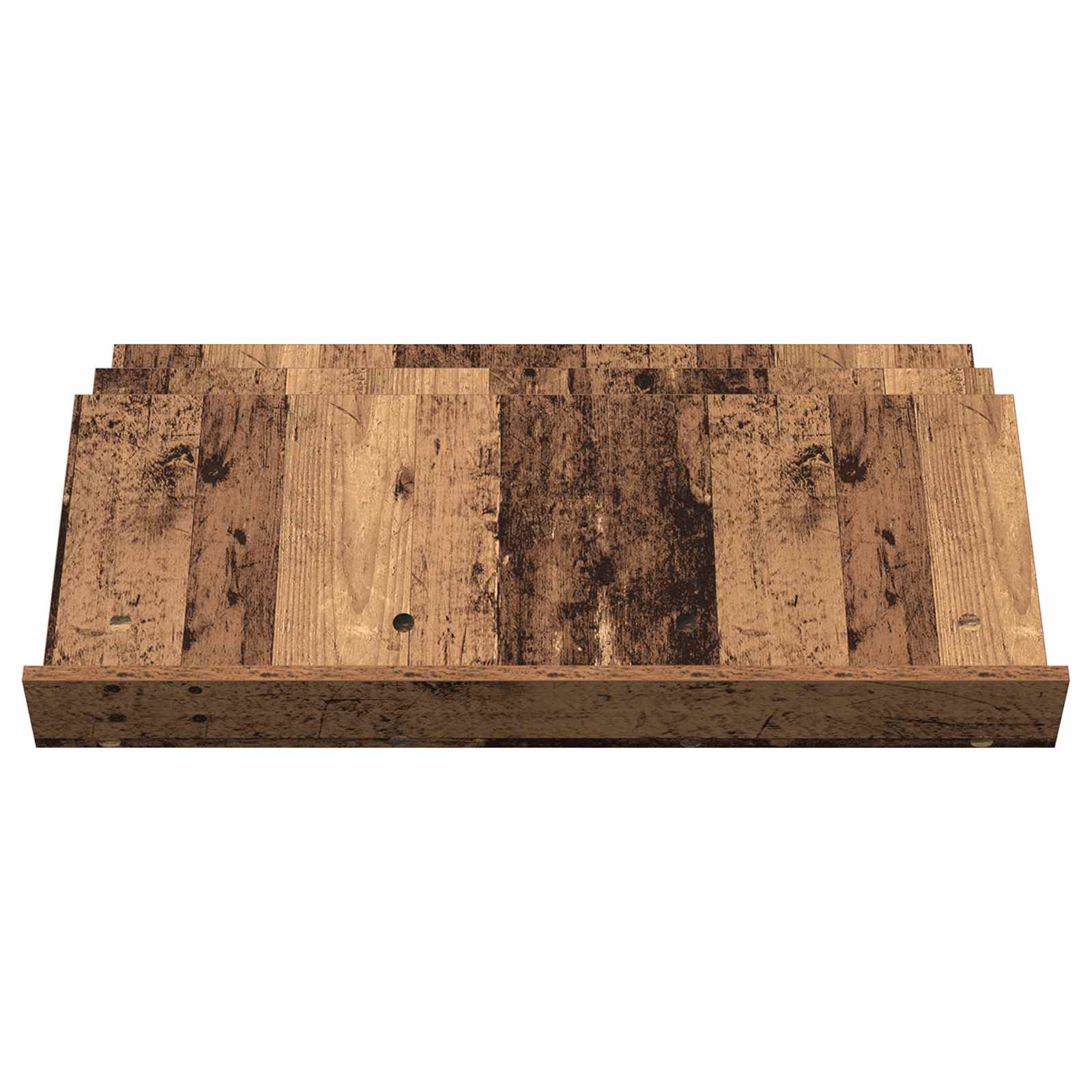 Magazinregal mit Regal Altholz 90 x 53 x 28,5 cm Holzwerkstoff