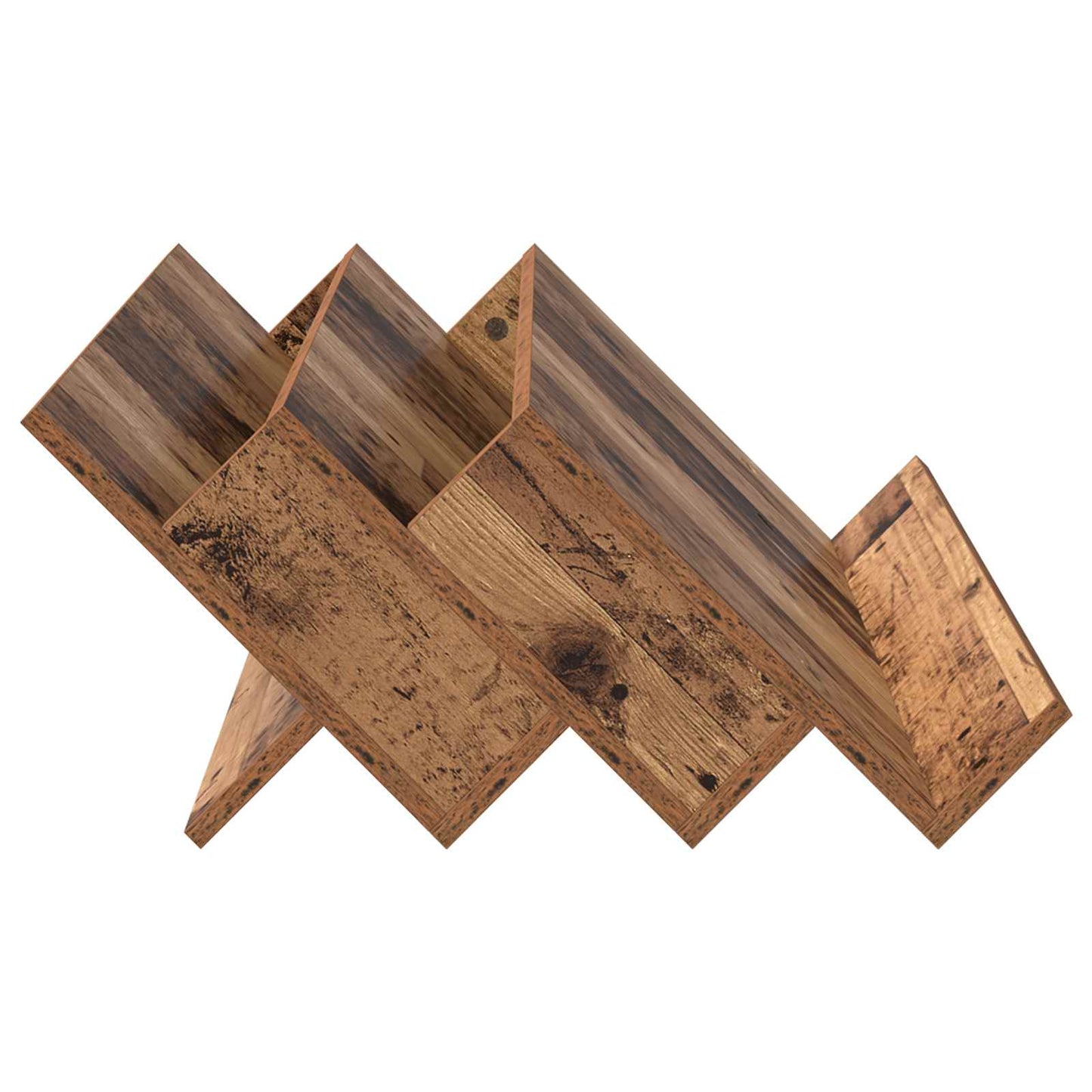 Magazinregal mit Regal Altholz 90 x 53 x 28,5 cm Holzwerkstoff