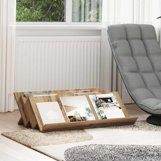 Magazinregal Artisan-Eiche 90 x 53 x 28,5 cm Holzwerkstoff