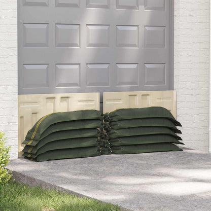 Sandsäcke 50 stk. Dunkelgrün 120 x 27 cm HDPE
