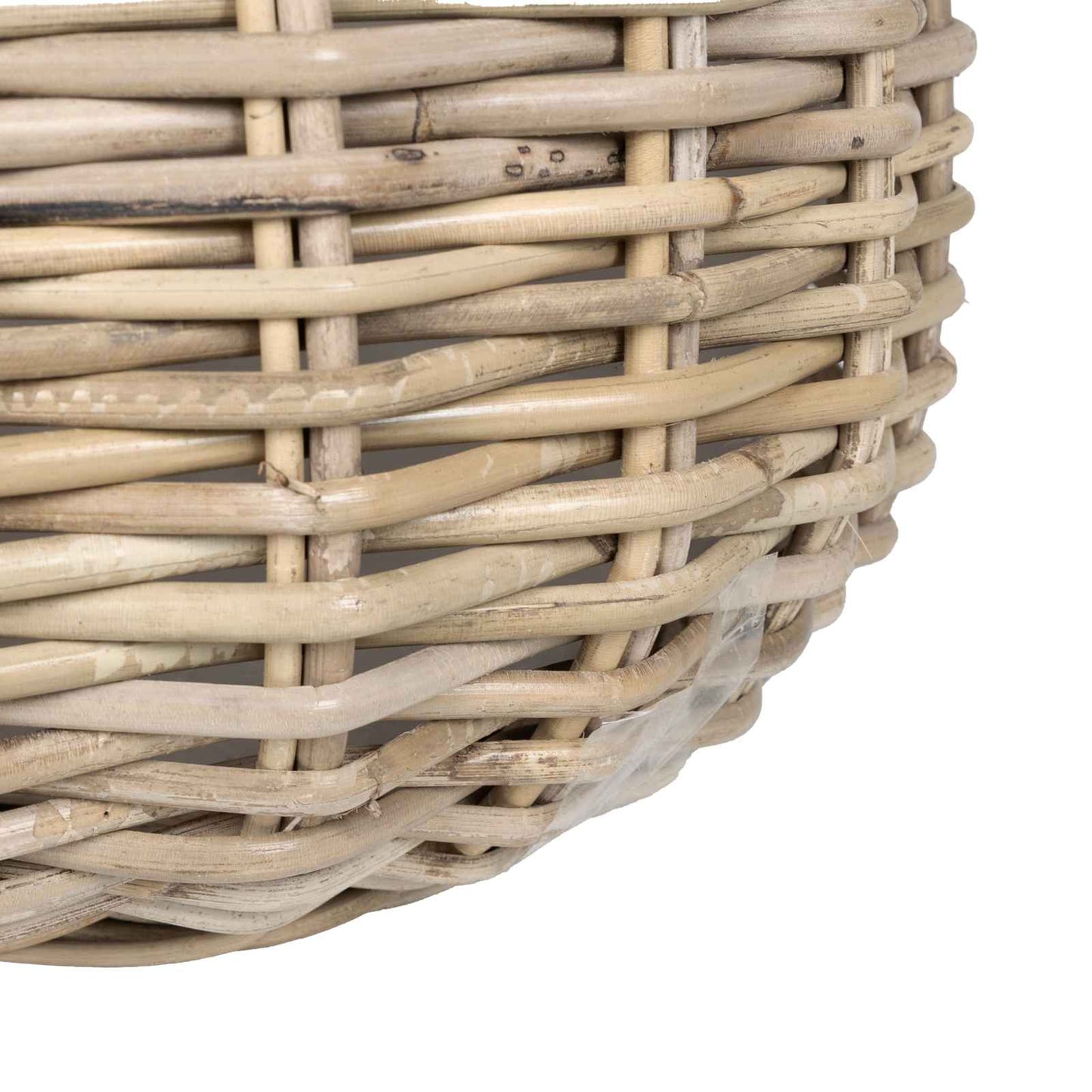 Blumentopf Körbchen GENDT 2 stk. Natürliches Grau Kubu Rattan