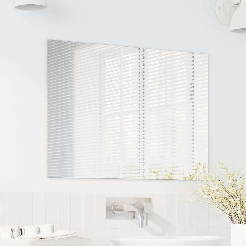 Wandspiegel Rechtwinklig 70 x 50 cm Gehärtetes Glas