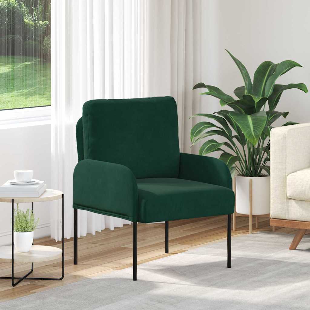 Sofas mit Kissen 55cm Dunkelgrün Sperrholz