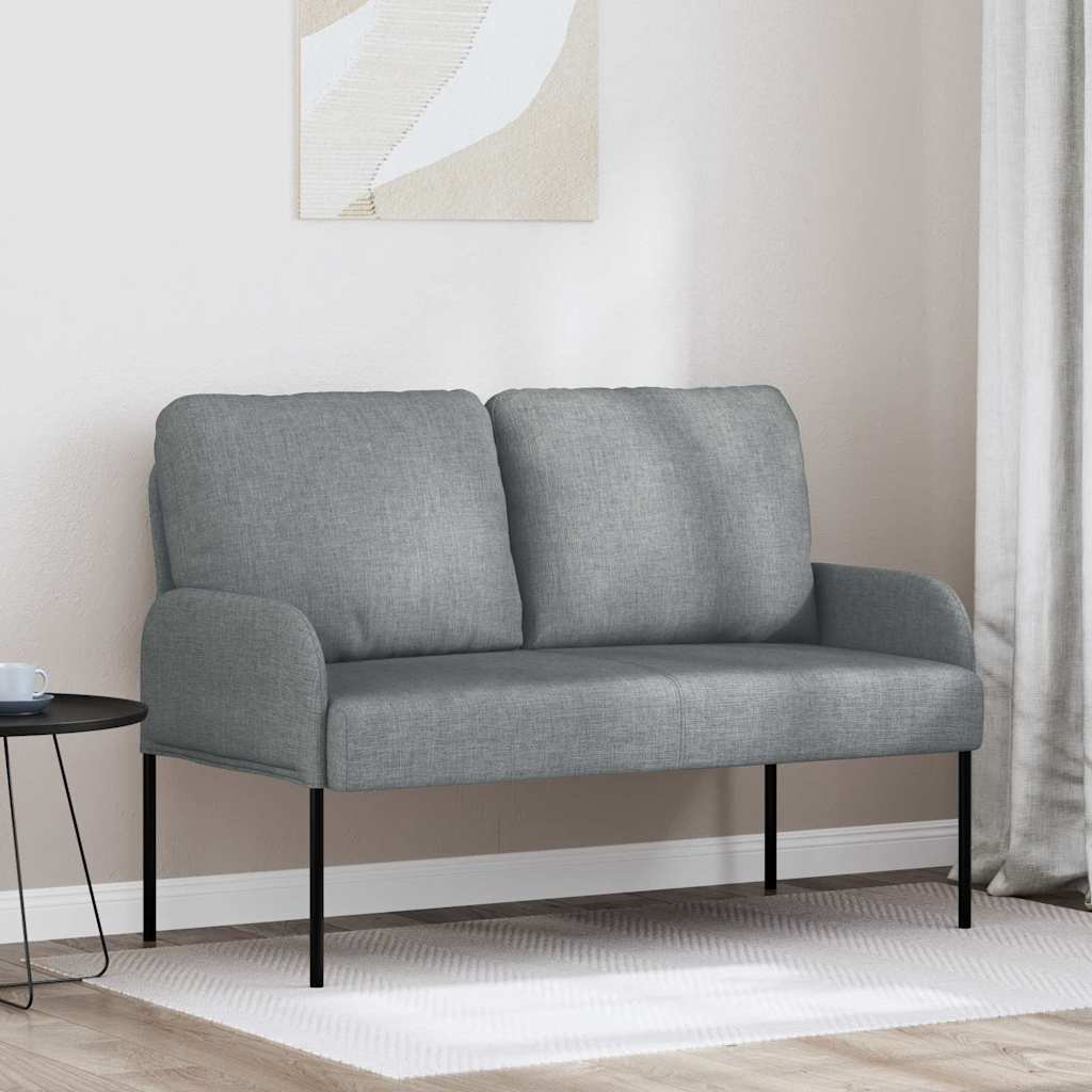 Sofas mit Kissen 110cm Hellgrau Sperrholz