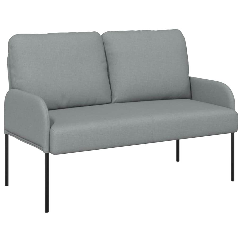 Sofas mit Kissen 110cm Hellgrau Sperrholz