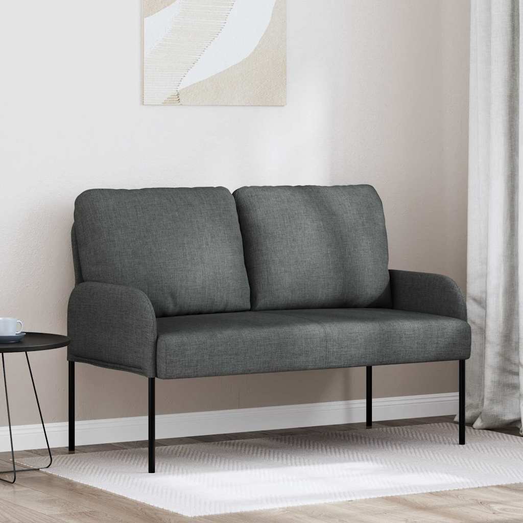 Sofas mit Kissen 110cm Dunkelgrau Sperrholz