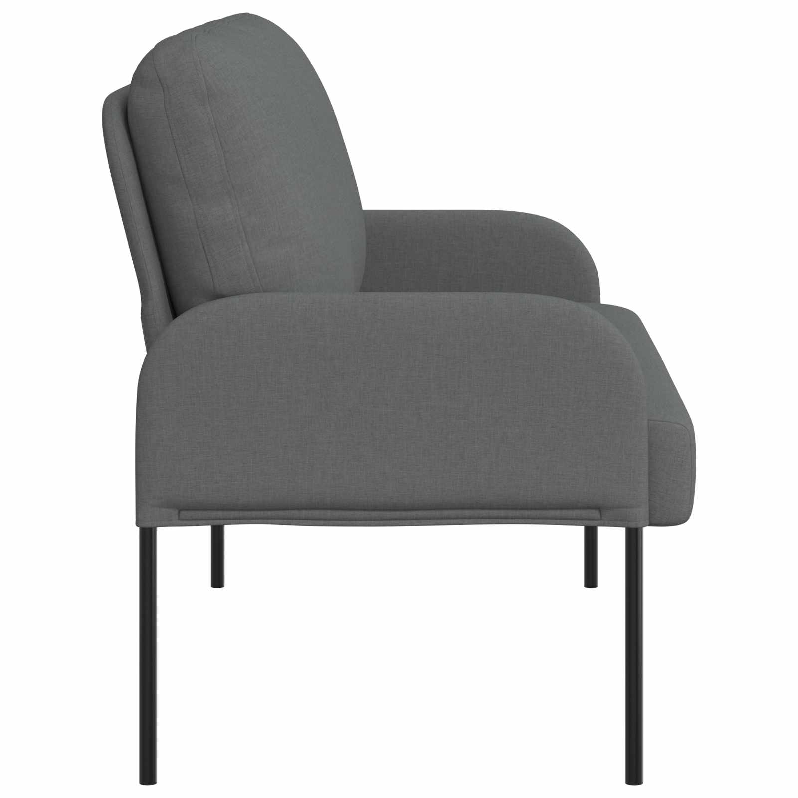 Sofas mit Kissen 110cm Dunkelgrau Sperrholz
