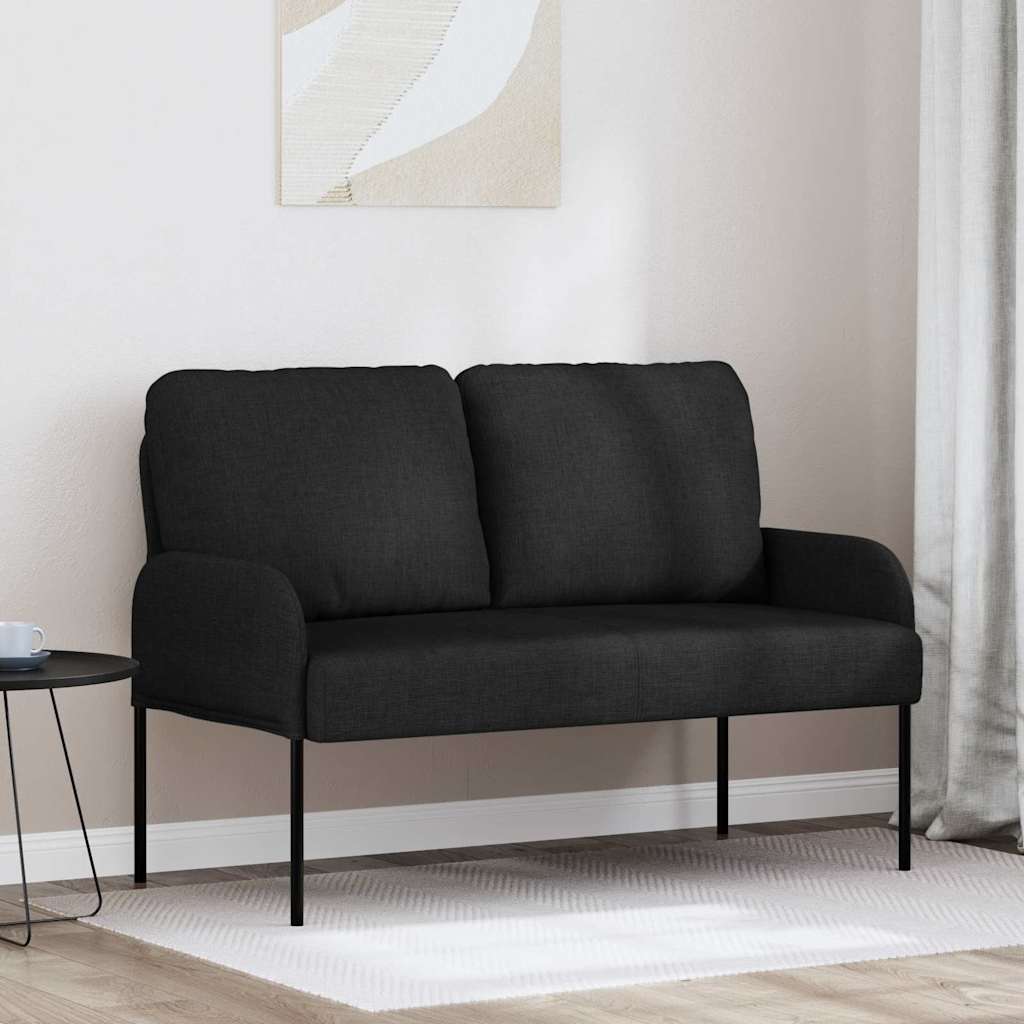 Sofas mit Kissen 110cm Schwarz Sperrholz