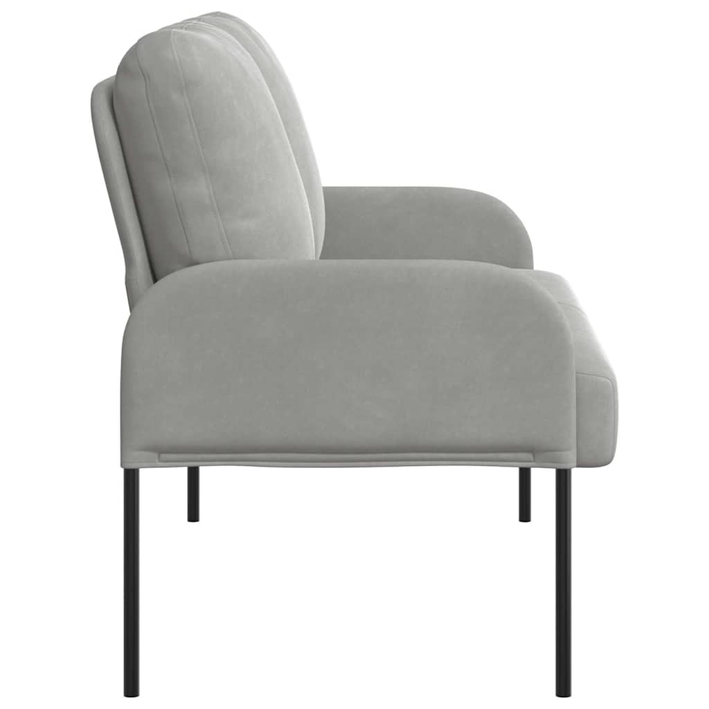 Sofas mit Kissen 110cm Hellgrau Sperrholz