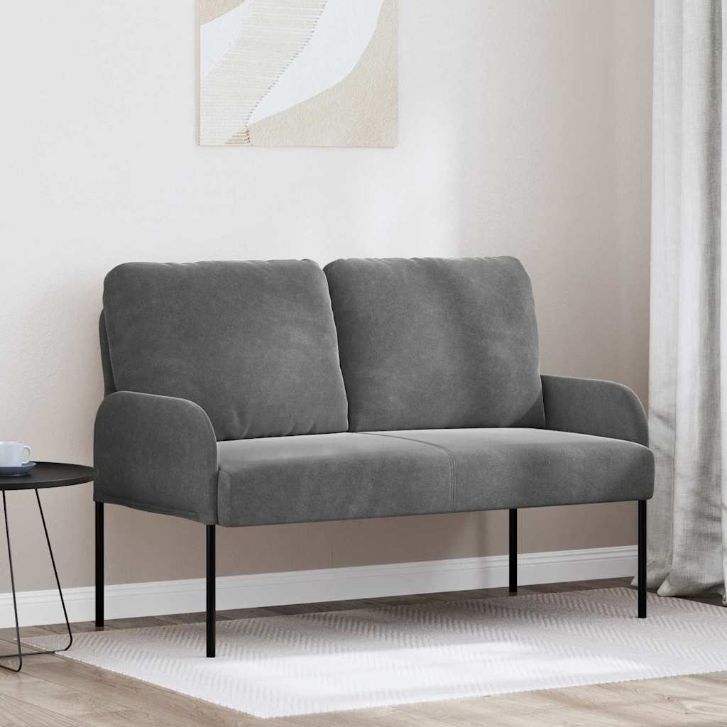 Sofas mit Kissen 110cm Dunkelgrau Sperrholz