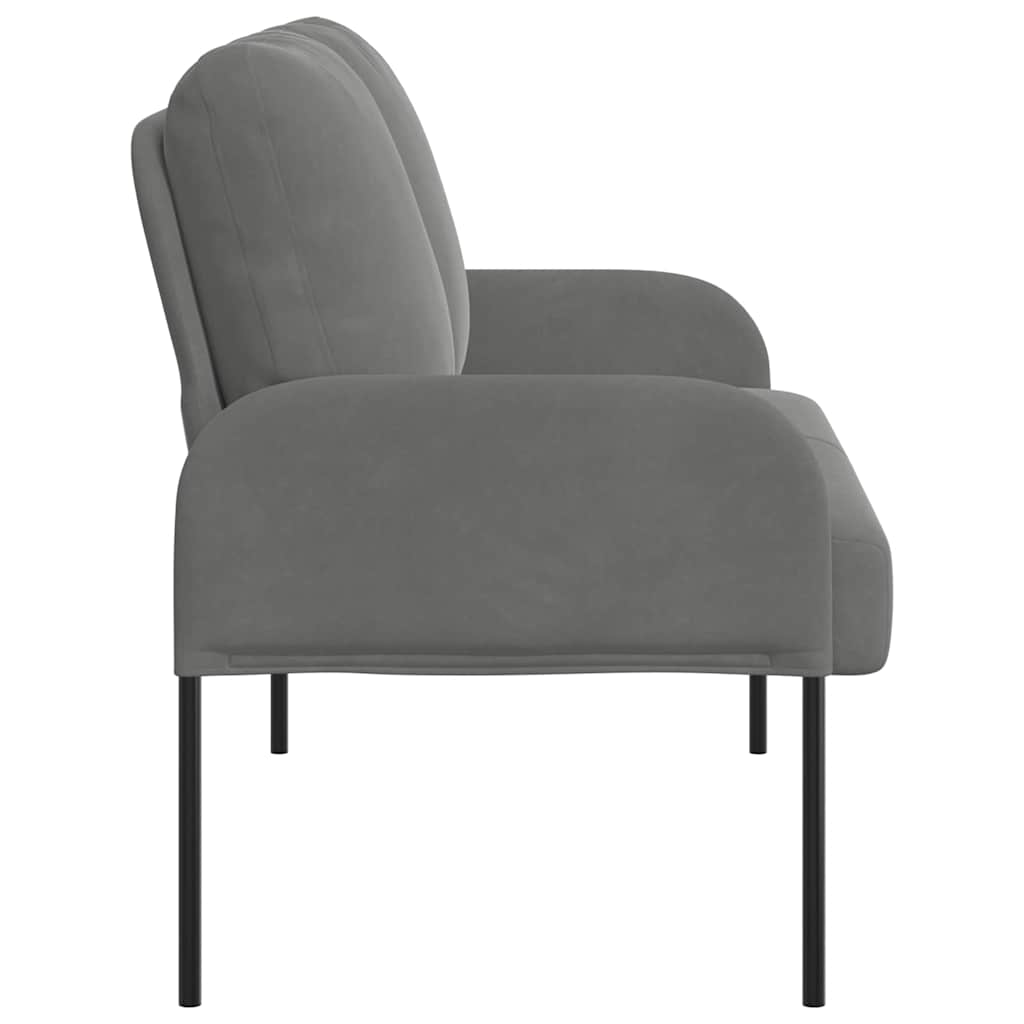 Sofas mit Kissen 110cm Dunkelgrau Sperrholz