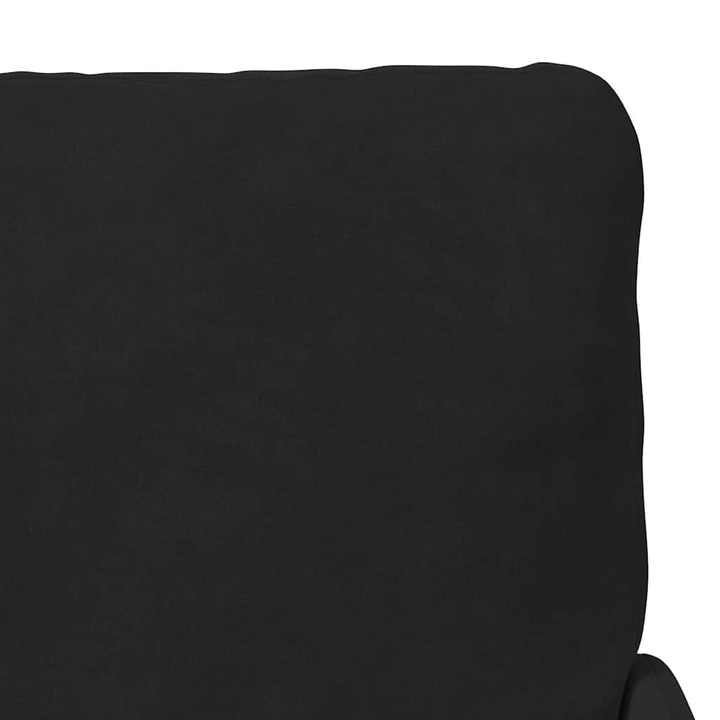 Sofas mit Kissen 110cm Schwarz Sperrholz