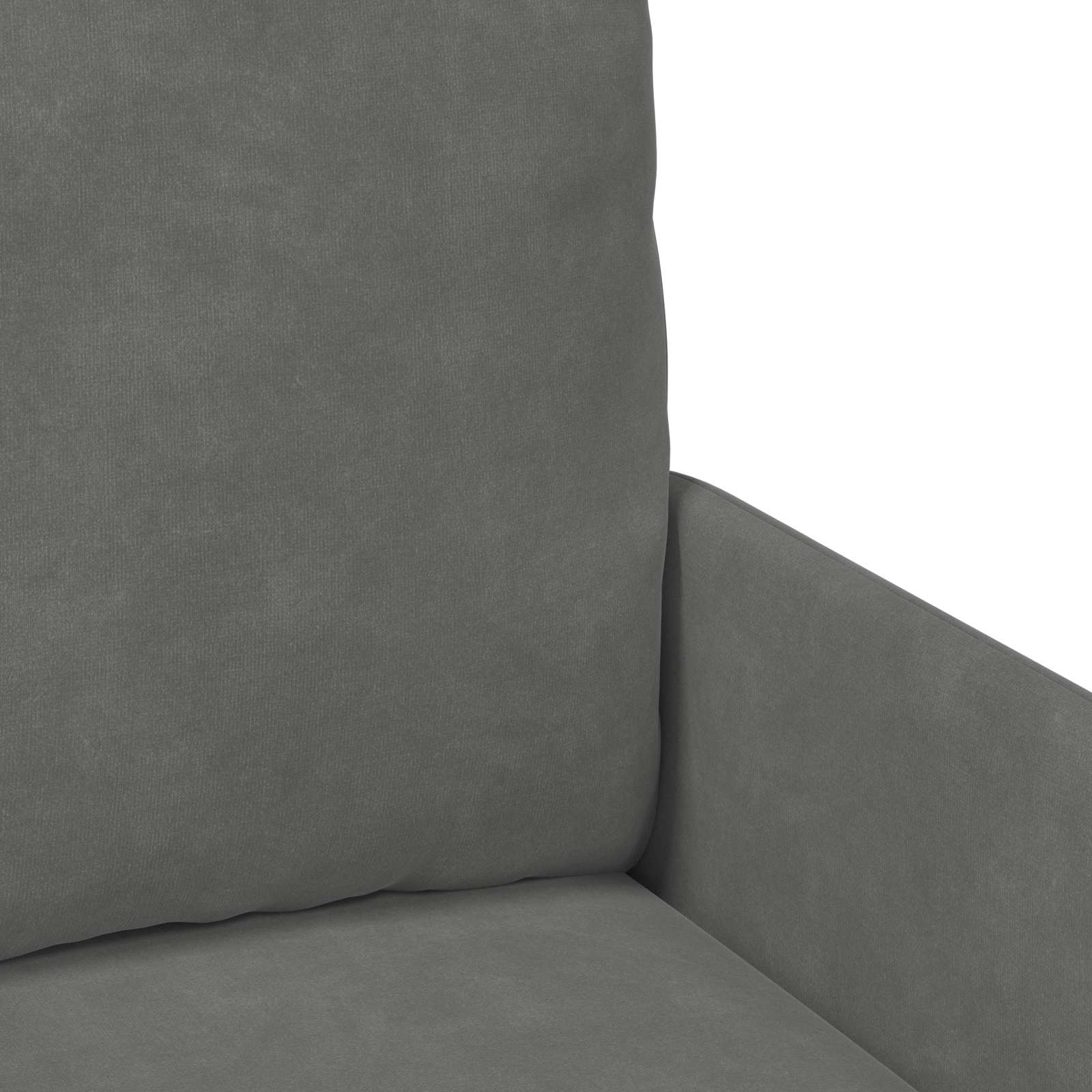 Sofagarnituren 3 pcs Dunkelgrau 115 x 56 x 80 cm Sperrholz