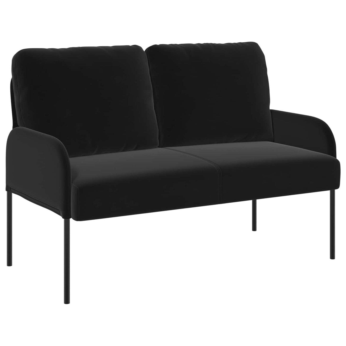 Sofagarnituren 3 stk. Schwarz Sperrholz