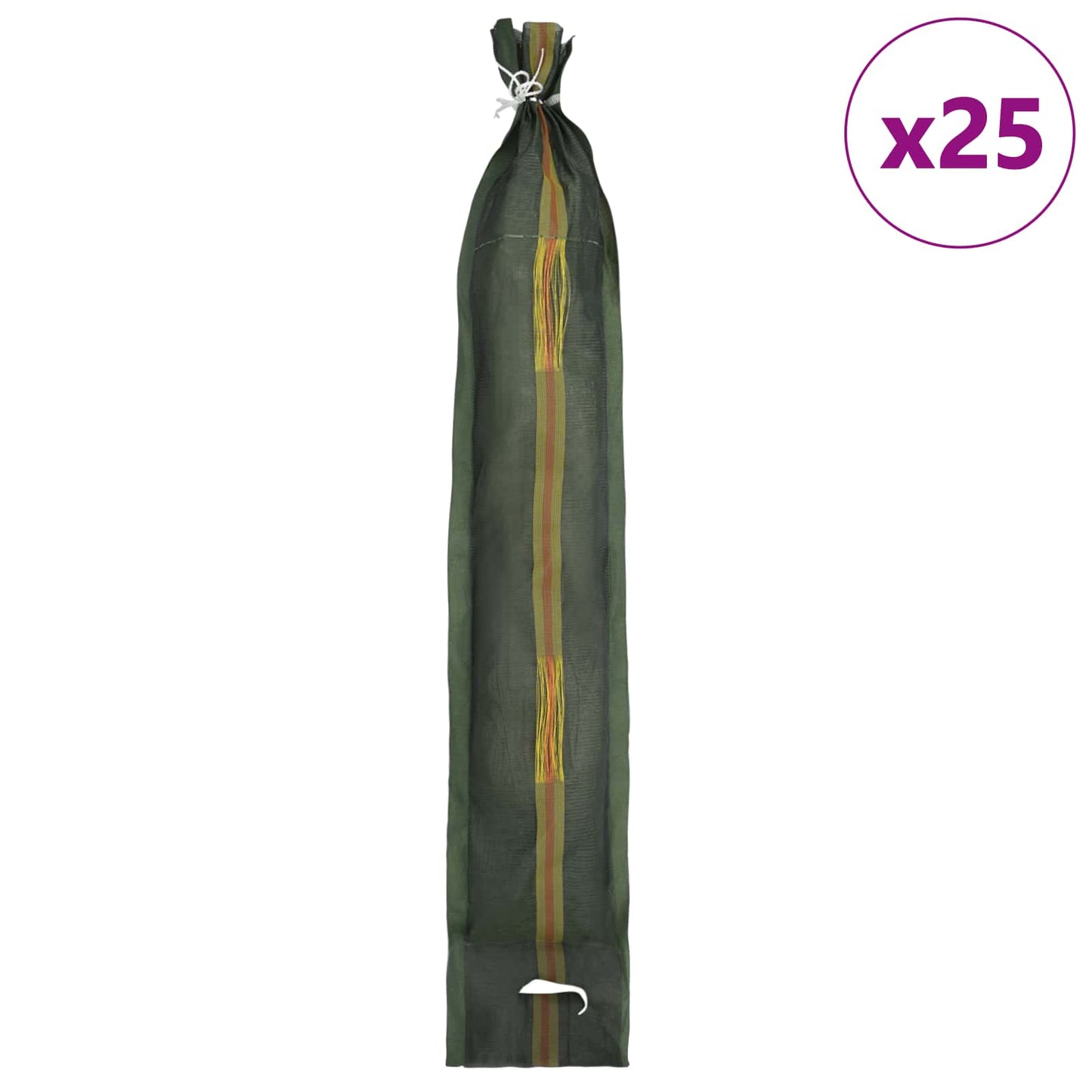Sandsäcke 25 stk. Dunkelgrün 120 x 27 cm HDPE
