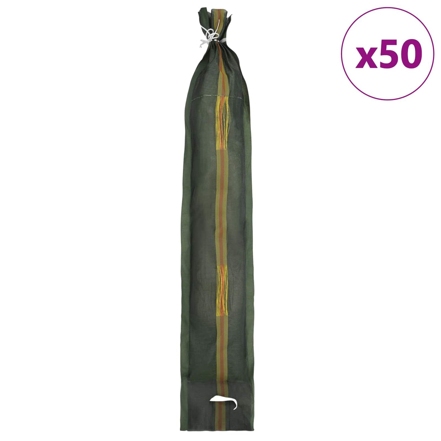 Sandsäcke 50 stk. Dunkelgrün 120 x 27 cm HDPE