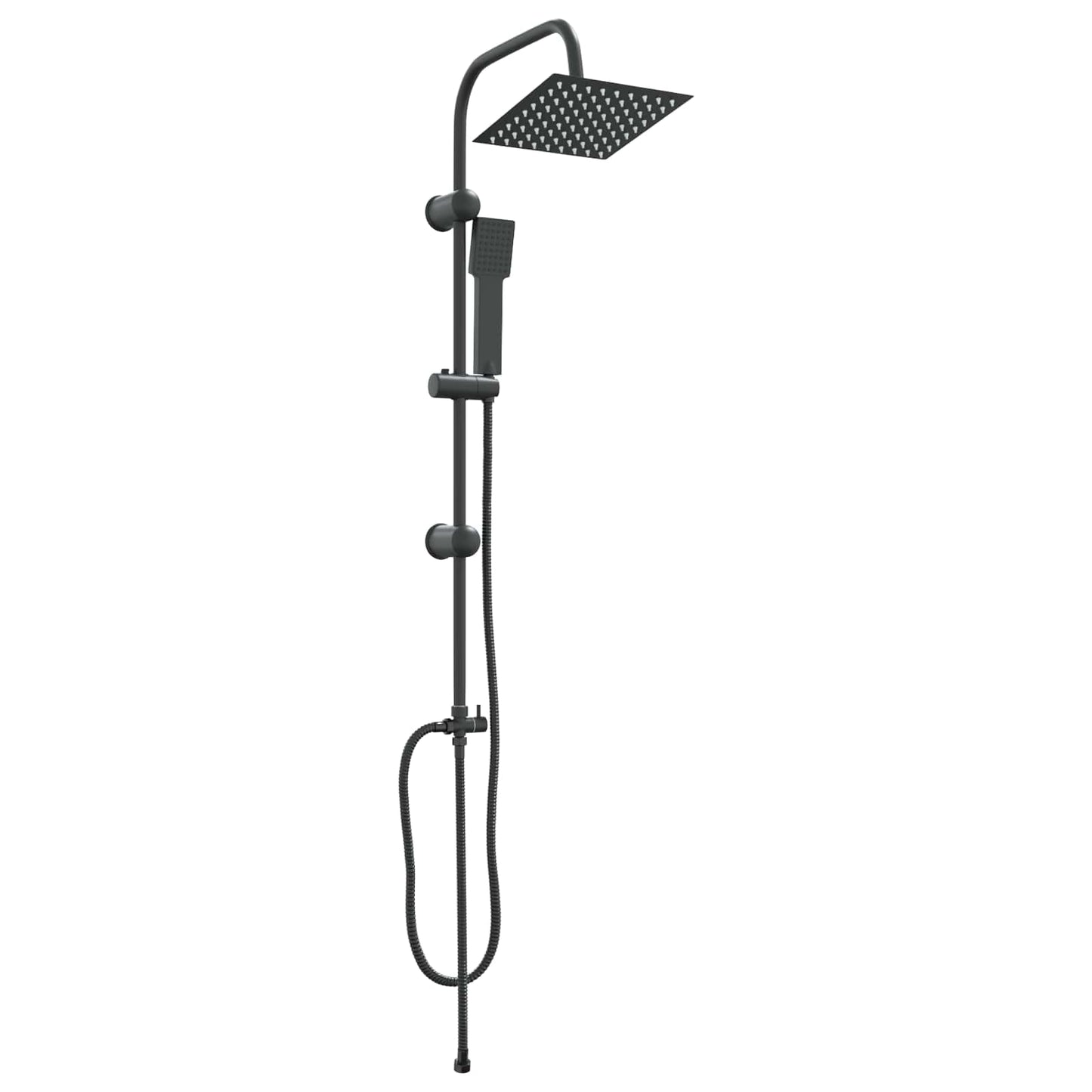 Duschsystem Schwarz 47 x 20 x 95 cm Edelstahl