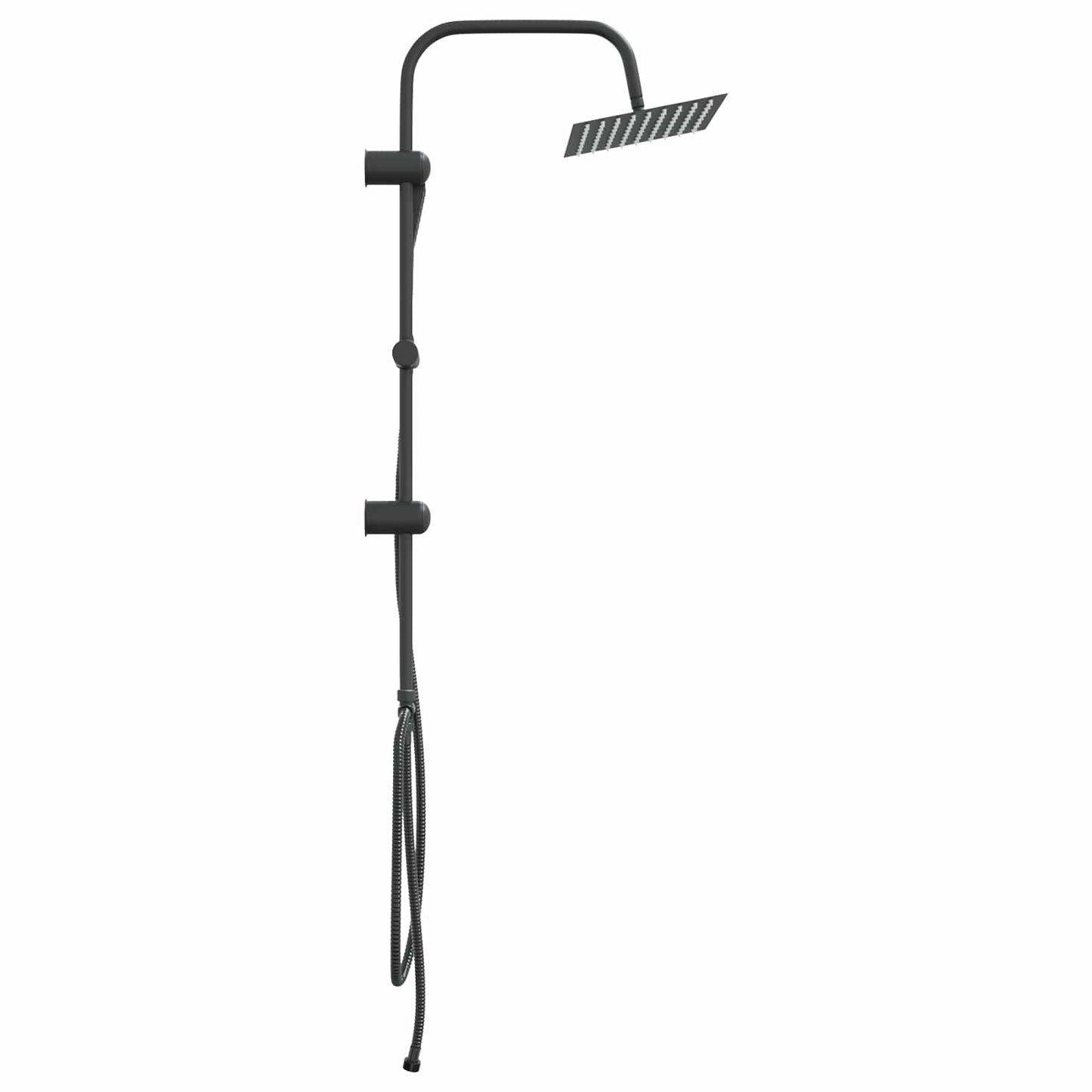 Duschsystem Schwarz 47 x 20 x 95 cm Edelstahl